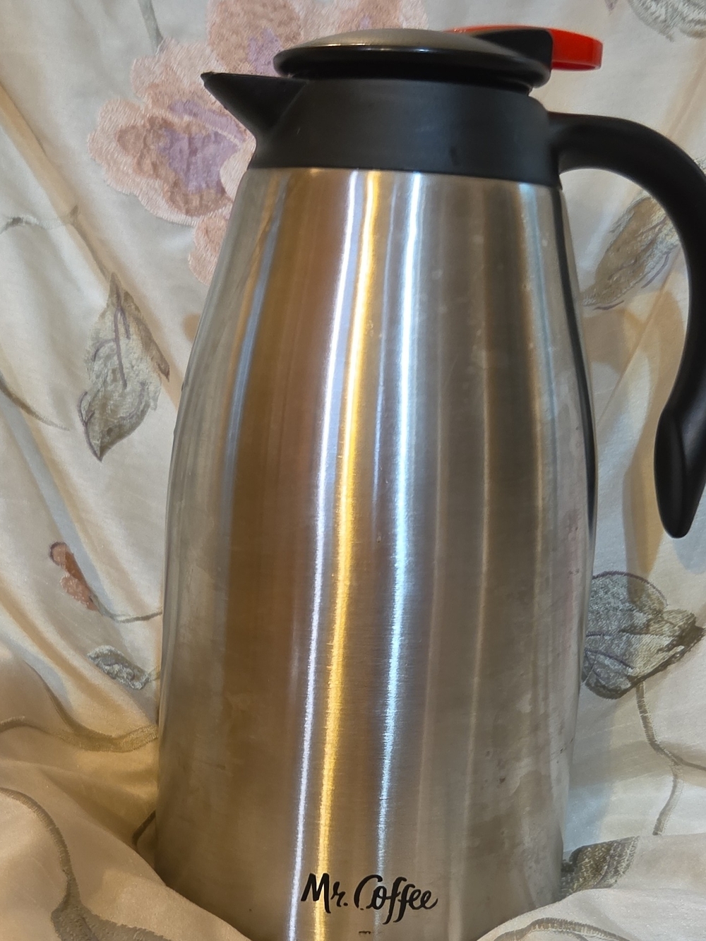Mr. Coffee 10 Cup Stainless Steel Thermal Carafe - Silver with Black